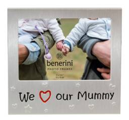 "Personalised "" We Love Our Mummy Photo Picture Frame - 5 X 3.5"