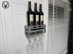 Wall Hanging Wine Rack - thumbnail 1