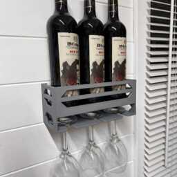 Wall Hanging Wine Rack - thumbnail 3