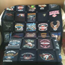 T-Shirt Memorial/Memory Queen Size Blanket - thumbnail 4