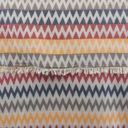 "Multicolor Towel, Herringbone Towel, Turkish Towel, Geometric Towel, 38""x67" - thumbnail 3