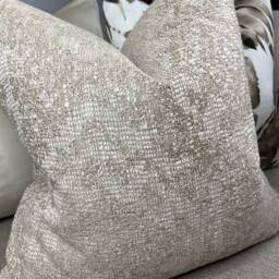 Savary Linen - Sanderson Fabric Beige Cream Sand Decorative Durable Cushion Cover, Throw Pillow Cover For Sofa Or Chair Double Sided - thumbnail 2