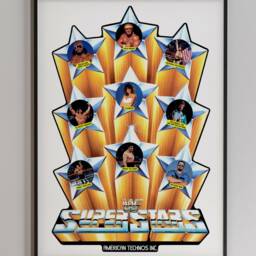 Wwf Superstars 1989 Arcade Retro Video Game Poster 18 X 24 Inches - thumbnail 2
