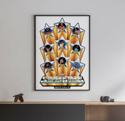 Wwf Superstars 1989 Arcade Retro Video Game Poster 18 X 24 Inches - thumbnail 1