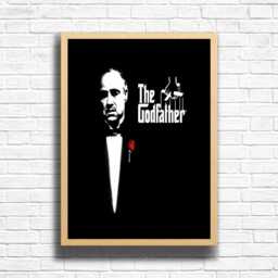 The Godfather Movie Poster Vintage Film Print, Home Decor - A3, A4, A5 - thumbnail 3