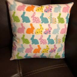 Easter Bunny Pillow Cover - thumbnail 3