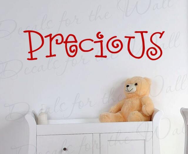Precious Girl Or Boy Room Kids Baby Nursery Decorative Vinyl Saying Large Wall Lettering Decal Quote Sticker Decoration Art Mural Decor B12 - image 1