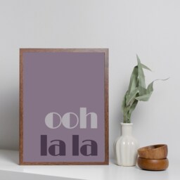 Ooh La French Quote Art Print - thumbnail 2