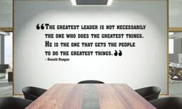 Teamwork Quote Vinyl Wall Decal Office Decor, Motivational Art 2125Re - thumbnail 1