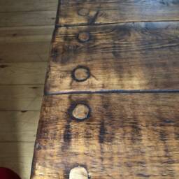 Chunky Rustic Coffee Table Made From Reclaimed Timber - thumbnail 4