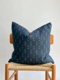 Indigo Neutral Natural Color & Fiber Pillow Cover - thumbnail 1