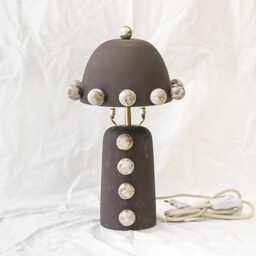 Handmade Ceramic Table Lamp - G9 Bulb, Modern Bedside Lighting