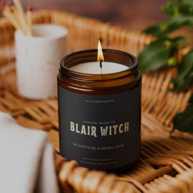 Blair Witch Soy Candle Spooky Woods Scent, Halloween Decor - image 1