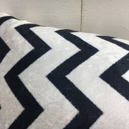 Ikat Silk Pillow Cover 12x20, Hand-Dyed Accent - thumbnail 3