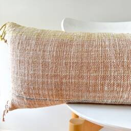 Brown Dot Block Print Mudcloth Hmong Pillow Case - thumbnail 2