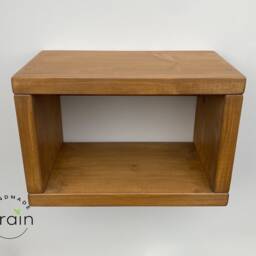 Handmade Floating Bedside Table - Choice Of Colors 40cm W X 22cm D 27cm H Chunky 3.5cm Timber - thumbnail 2