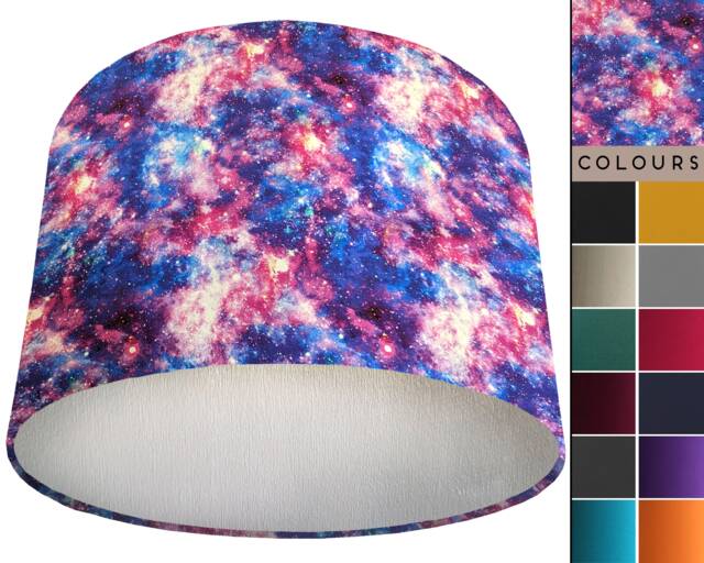 Handmade Galaxy Lampshade Colorful Space Light For Kids Bedroom - image 1
