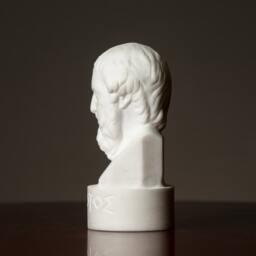 Marble Bust Of Herodotus Carved Greek Marble Statue Figurine Artist Sculpture - thumbnail 2