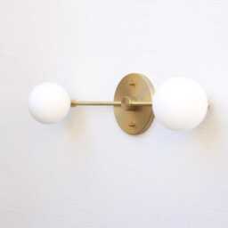 Bathroom Vanity Light, Light Fixture, Mid Century Brass Wall Sconce Light, Ul Listed. Yg-Ppq4/6 No.0026 - thumbnail 2
