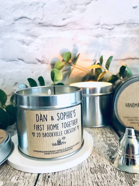 New Home Gift, Candle, Funny Candle Moving House, First Scented Housewarming Decor - image 1