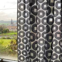 "Ornamental Madras Lace Curtain 66"" X 72" - thumbnail 2