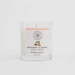 Grapefruit & Bamboo - Scented Candle Hand Poured in Yorkshire Soy Wax Vegan - thumbnail 3