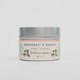 Grapefruit & Bamboo - Scented Candle Hand Poured in Yorkshire Soy Wax Vegan - thumbnail 2