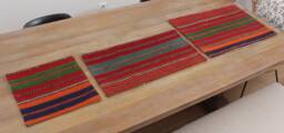 "Set Of 3 Pcs, Kilim Pillow Cover, Vintage Pillow, 13.98"" X 26.38" - thumbnail 1
