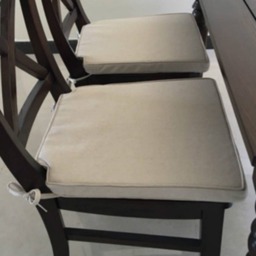 Natural Linen Chair Seat Cover, Slipcover, Custom Made To Fit - thumbnail 2
