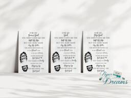 Thank You For Stepping Up Print, Step Dad, Fathers Day Gift, Present, Birthday, Wall Art, Poster Bonus - Unframed Print -Christmas - thumbnail 1