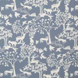 Cushion Cover, Studio G Fabrics, Vilda, Scandi Woodland Design, Duck Egg Blue & White Cotton, Throw Pillow Home Decor - thumbnail 3