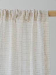 Rocha Linen Look Sheer Curtain, Faux Custom Curtain Panel, For Bedroom & Livingroom, Extra Long 1Pc - thumbnail 1