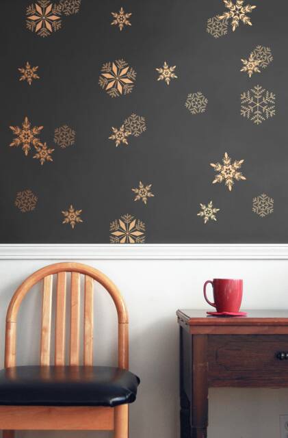 Christmas Holiday Decor, Snowflake Wall Decals, Vinyl Window Stickers, Snowflake Window Clings - image 1