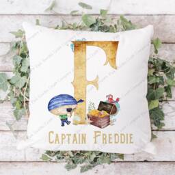 Pirates Cushion, Pillow, Gift For Boy, Pirate Gift, Pirates, Lover, Bedroom Decor, Treasure Island, Theme - thumbnail 2