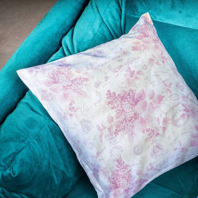 "French Pink Cushion Covers - Romantic Paris Decorative Throw Pillow 14""-18" - image 1