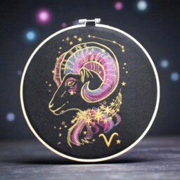 Aries Zodiac Wall Art - Astrology Star Sign Celestial Home Decor Chinese Horoscope - thumbnail 3