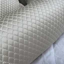 "Cream Bolster Cushion in Designerbeaumont Textiles Fabric - Home Decor Accent 16"" X 6" - thumbnail 2
