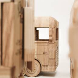 68 cm Length Handmade Wooden Truck, Natural Wood Office Colleague Gift, Boss Day Gift , Wedding Present, Driver Retirement - thumbnail 4