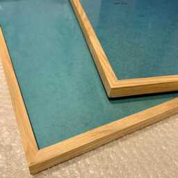 Handmade Solid Oak Photo Frame - Modern Hardwood Picture - thumbnail 2