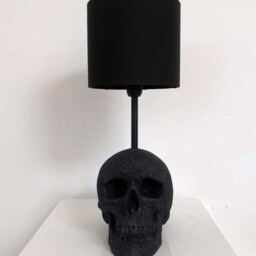 Skull Glitter Lamp // Decor Handmade By Haus Of Skulls - thumbnail 2