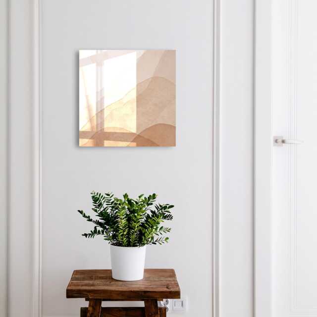 Beige Landscapes Key Cabinet For Home, Industrial Box, Watercolor Landscapes, Lovers Of Nature & Peace - image 1