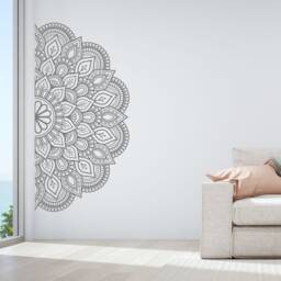 Sale Mandala Wall Decal Bedroom Home Decor - 55 cm X 111 cm - thumbnail 3