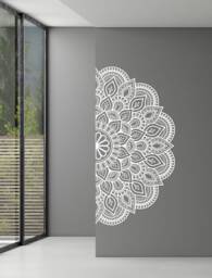 Sale Mandala Wall Decal Bedroom Home Decor - 55 cm X 111 cm - thumbnail 1