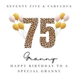 Personalised Granny 75Th Birthday Candle Gift Card Hamper Cards B - thumbnail 4