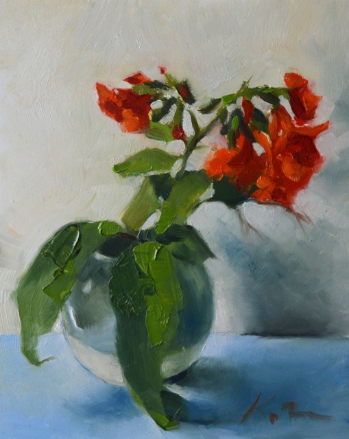 Original Oil Painting, Home Decor Or Office Decor, Wall Art Gift Idea, For Women, Mom, Housewarming Gift, Flower Painting