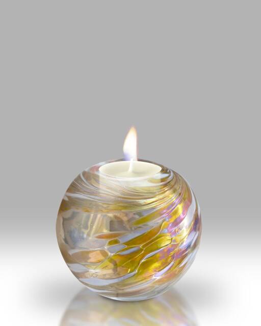 Handmade Mouth Blown Friendship Votive By Nobile Glassware - image 1