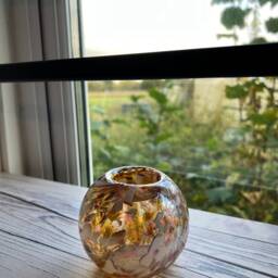 Handmade Mouth Blown Friendship Votive By Nobile Glassware - thumbnail 2