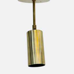 Celling Spot Light Flush Mount Wall - Adjustable Angle Ceiling Spot Light Mid Century Modern Raw Brass - thumbnail 3