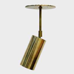 Celling Spot Light Flush Mount Wall - Adjustable Angle Ceiling Spot Light Mid Century Modern Raw Brass - thumbnail 2
