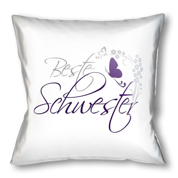 Best Sister - Curved Stylotex Decorative Pillow - image 1